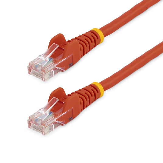 StarTech.com Cat5e Ethernet Patch Cable with Snagless RJ45 Connectors - 10 m, Red - TopAV