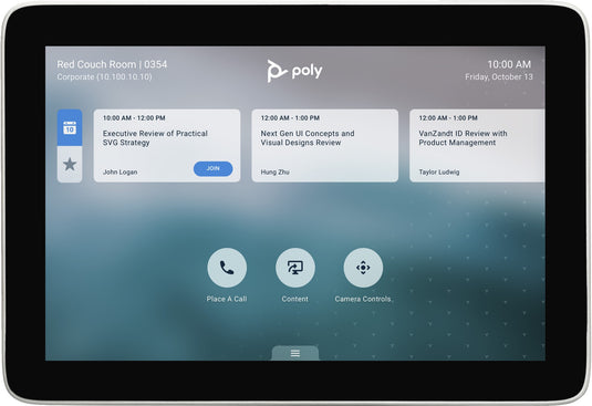 POLY TC8 Touch Controller - TopAV