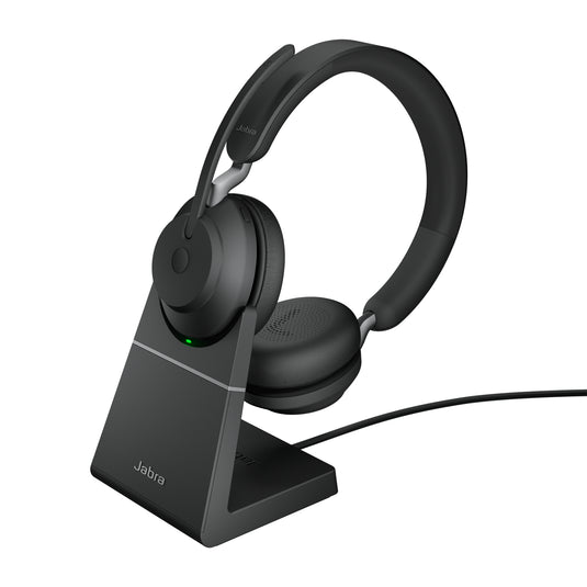 Jabra Evolve2 65 USB-A Black UC Chrg stand Stereo - TopAV