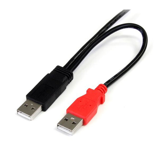 StarTech.com 3 ft USB Y Cable for External Hard Drive - Dual USB-A to Micro-B - TopAV