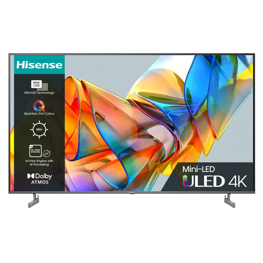 Hisense 55U6KQTUK TV 139.7 cm (55") 4K Ultra HD Smart TV Wi-Fi Grey 400 cd/m² - TopAV