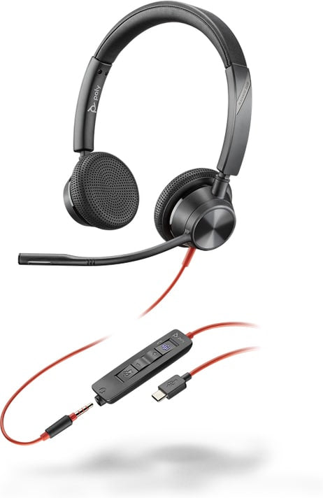 POLY Blackwire 3325 Microsoft Teams Certified USB-C Headset - TopAV