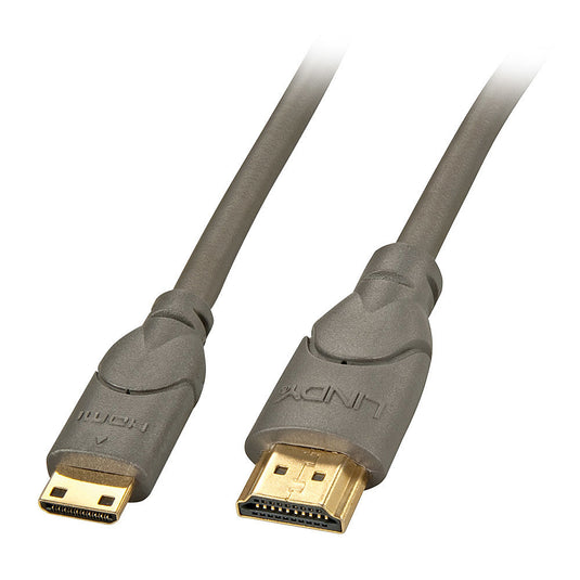 Lindy 0.5m Premium HDMI to Mini HDMI Cable, Anthra - TopAV