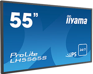 iiyama LH5565S-B1 Signage Display Digital signage flat panel 138.7 cm (54.6") LED 450 cd/m¬? Full HD Black 24/7 - TopAV