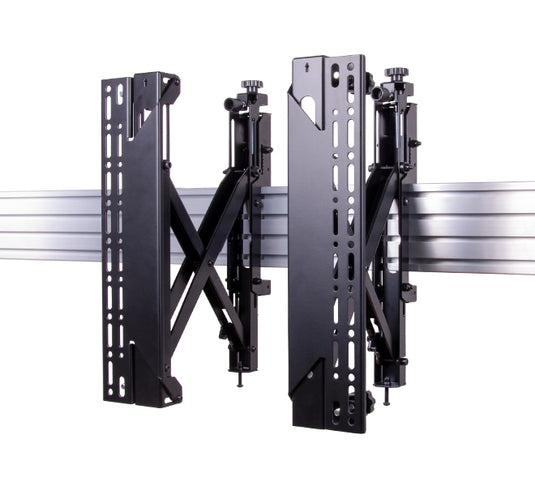 B-Tech SYSTEM X - VESA 400 Pop-Out Flat Screen Interface Arms with Micro-Adjustment for BT8390 (Pair) - TopAV