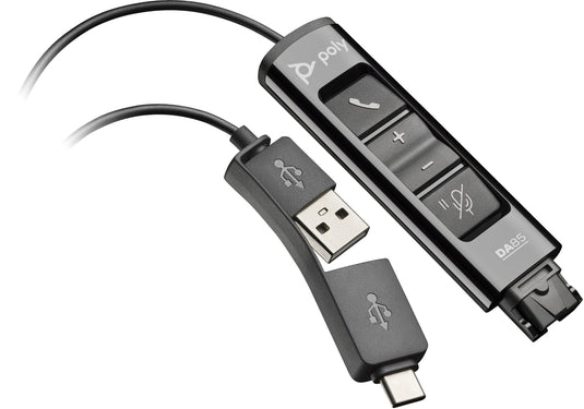 POLY DA85 USB to QD Black Adapter TAA - TopAV