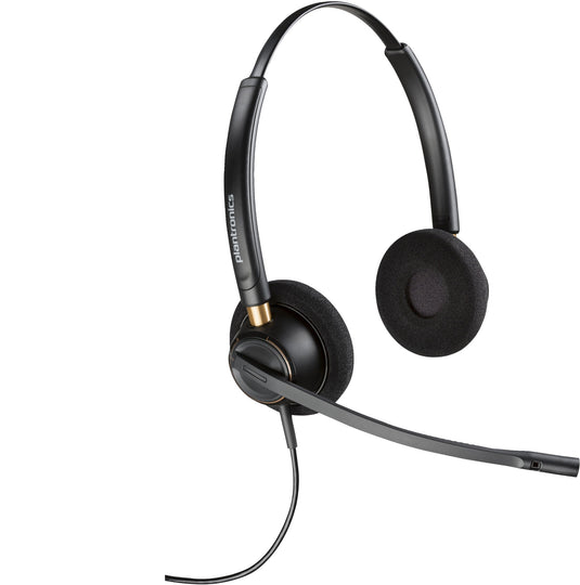 POLY EncorePro 520D with Quick Disconnect Binaural Digital Headset TAA - TopAV