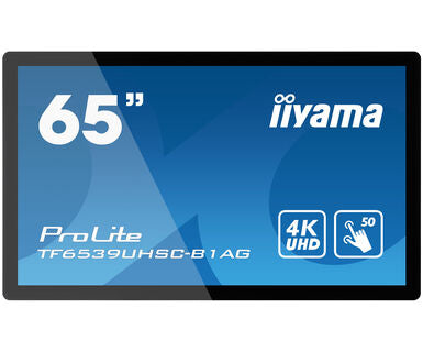 iiyama TF6539UHSC-B1AG Signage Display Interactive flat panel 165.1 cm (65") LCD 500 cd/m² 4K Ultra HD Black Touchscreen - TopAV