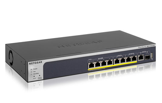 NETGEAR MS510TXPP Managed L2/L3/L4 10G Ethernet (100/1000/10000) Power over Ethernet (PoE) Grey - TopAV