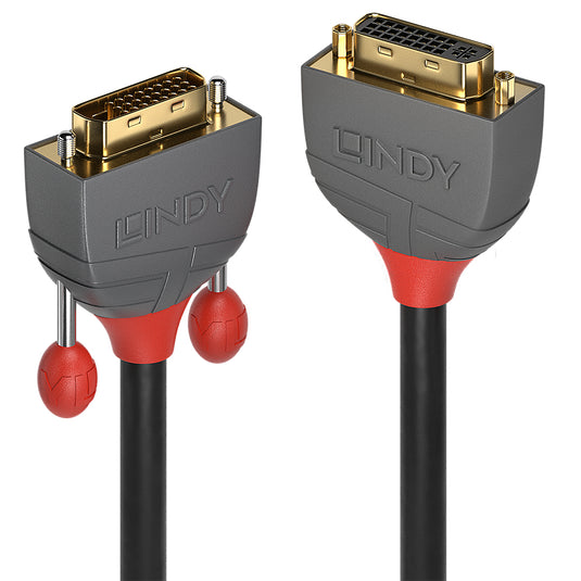 Lindy 1m DVI-D Dual Link Extension Cable, Anthra Line - TopAV