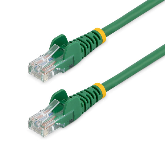 StarTech.com Cat5e Ethernet Patch Cable with Snagless RJ45 Connectors - 0.5 m, Green - TopAV