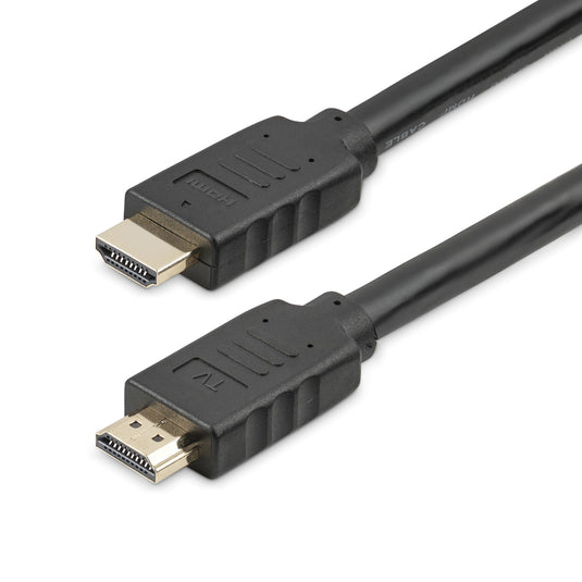 StarTech.com 50ft (15m) HDMI 2.0 Cable - 4K 60Hz Active HDMI Cable - CL2 Rated for In Wall Installation - Long Durable High Speed UHD HDMI Cable - HDR, 18Gbps - Male to Male Cord - Black - TopAV