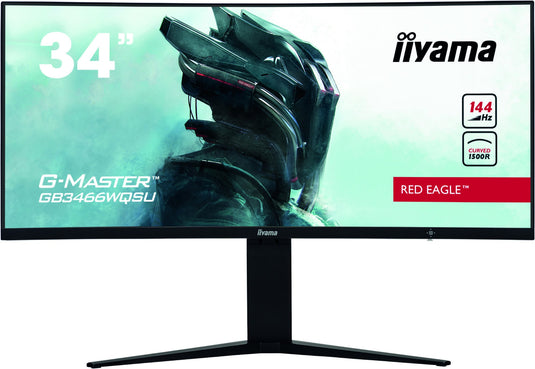 iiyama G-MASTER GB3466WQSU-B1 LED display 86.4 cm (34") 3440 x 1440 pixels UltraWide Quad HD Black - TopAV