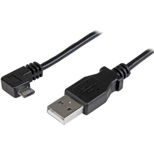 StarTech.com Micro-USB Charge-and-Sync Cable M/M - Right-Angle Micro-USB - 24 AWG - 0.5 m - TopAV