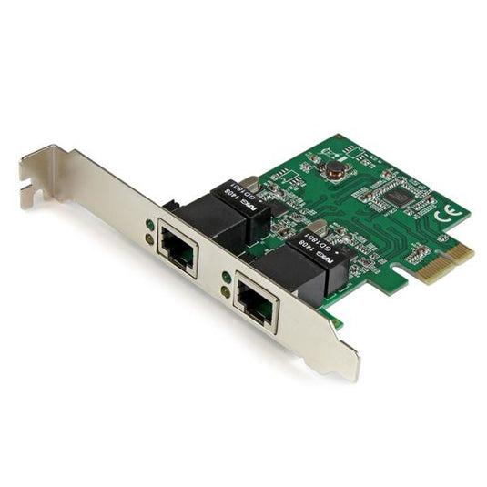 StarTech.com Dual Port Gigabit PCI Express Server Network Adapter Card - PCIe NIC - TopAV