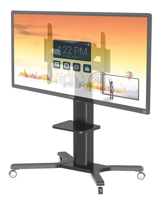 Peerless PR598-M monitor mount / stand 2.49 m (98") Black Floor - TopAV