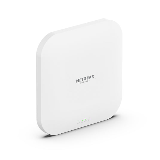 NETGEAR Insight Cloud Managed WiFi 6 AX3600 Dual Band Access Point (WAX620) 3600 Mbit/s White Power over Ethernet (PoE) - TopAV