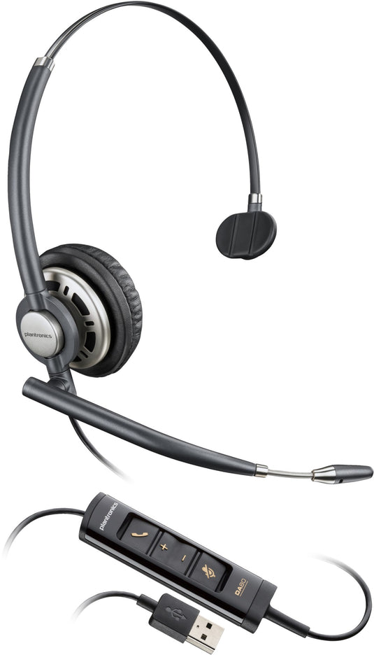 POLY EncorePro 715 USB-A Monoaural Headset TAA - TopAV