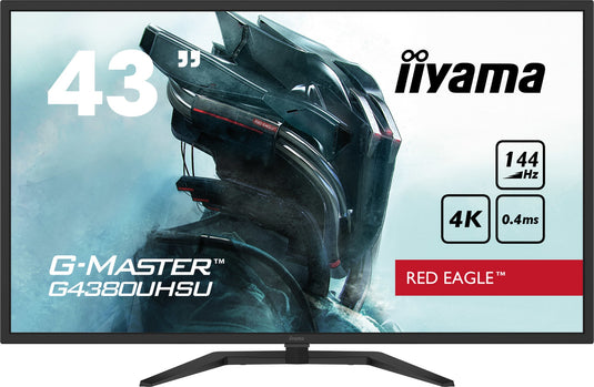 iiyama G-MASTER G4380UHSU-B1 computer monitor 108 cm (42.5") 3840 x 2160 pixels 4K Ultra HD LED Black - TopAV