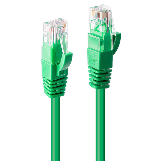 Lindy 30m Cat.6 U/UTP Network Cable, Green - TopAV