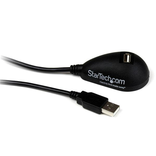 StarTech.com 5ft Desktop USB Extension Cable - A Male to A Female - TopAV