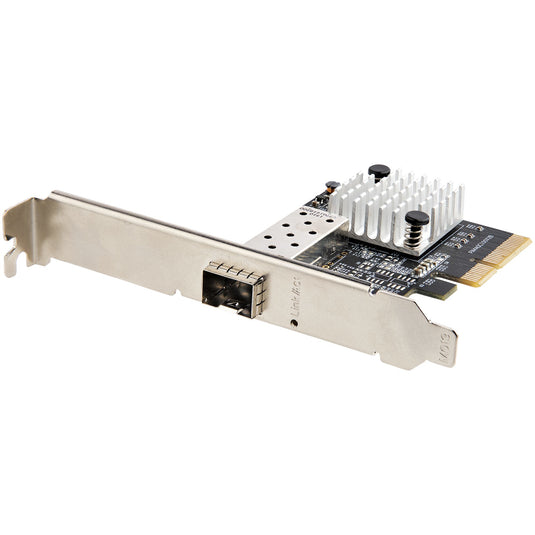 StarTech.com 10G PCIe SFP+ Card - Single SFP+ Port Network Adapter - Open SFP+ for MSA-Compliant Modules/Direct-Attach Cables - 10 Gigabit Fiber PCIe NIC - PCI Express SFP+ Network Card - TopAV