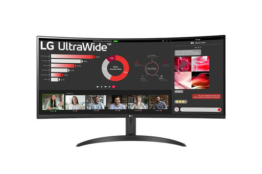 LG 34WR50QC-B computer monitor 86.4 cm (34") 3440 x 1440 pixels Quad HD LCD Black - TopAV