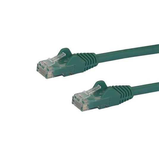 StarTech.com 2m CAT6 Ethernet Cable - Green CAT 6 Gigabit Ethernet Wire -650MHz 100W PoE RJ45 UTP Network/Patch Cord Snagless w/Strain Relief Fluke Tested/Wiring is UL Certified/TIA - TopAV