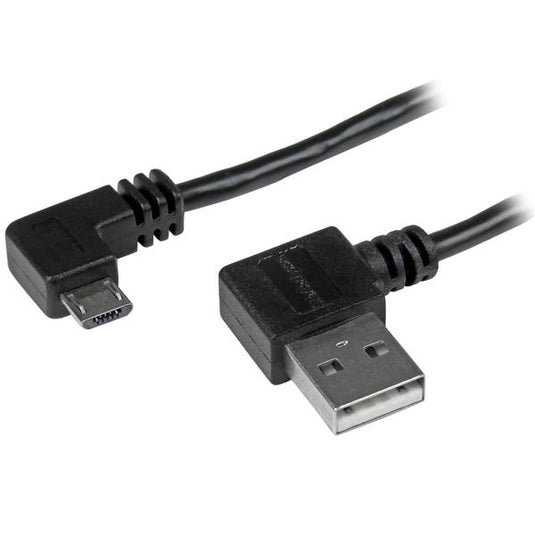 StarTech.com Micro-USB Cable with Right-Angled Connectors - M/M - 2m (6ft) - TopAV