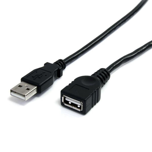 StarTech.com 6 ft Black USB 2.0 Extension Cable A to A - M/F - TopAV