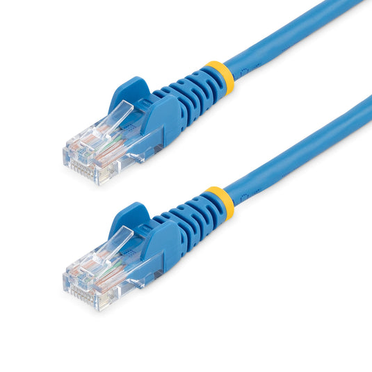 StarTech.com Cat5e Ethernet Patch Cable with Snagless RJ45 Connectors - 0.5 m, Blue - TopAV