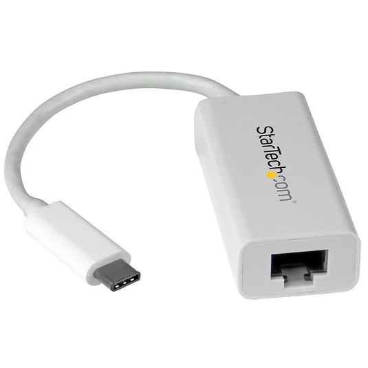 StarTech.com USB-C to Gigabit Network Adapter - White - TopAV