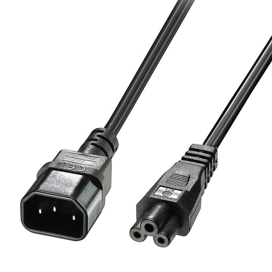 Lindy 3m C5 to C14 Mains Cable, lead free - TopAV