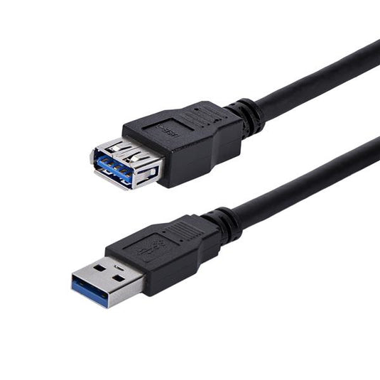 StarTech.com 1m Black SuperSpeed USB 3.0 Extension Cable A to A - M/F - TopAV