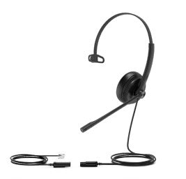 Yealink YHS34 Lite Mono Headset Wired Head-band Office/Call center Black - TopAV