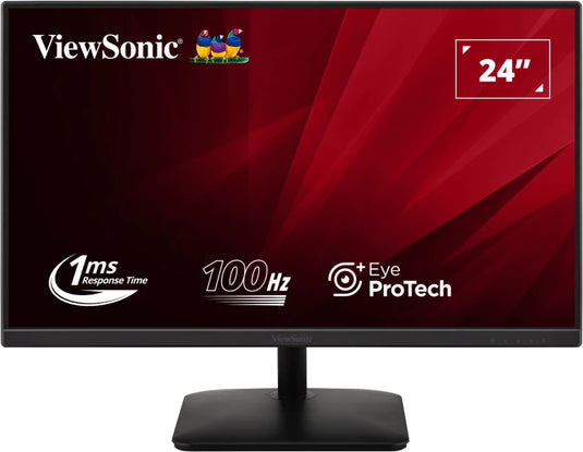 Viewsonic VA2408-MHDB computer monitor 61 cm (24") 1920 x 1080 pixels Full HD LED Black - TopAV