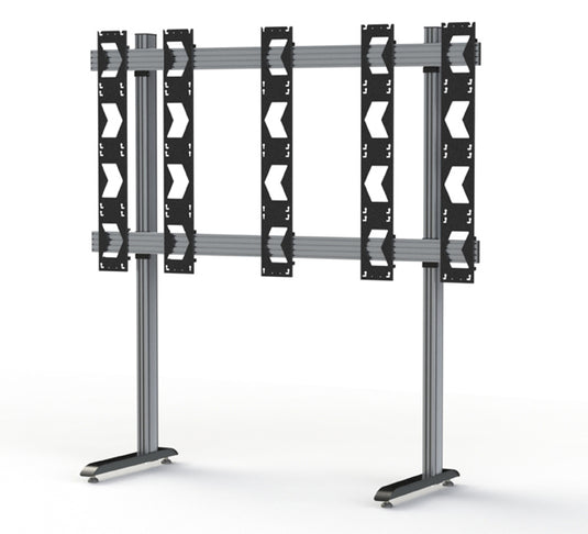 B-Tech SYSTEM X - Floor Stand for Unilumin UpanelS 4x4 DVLED Videowalls - TopAV