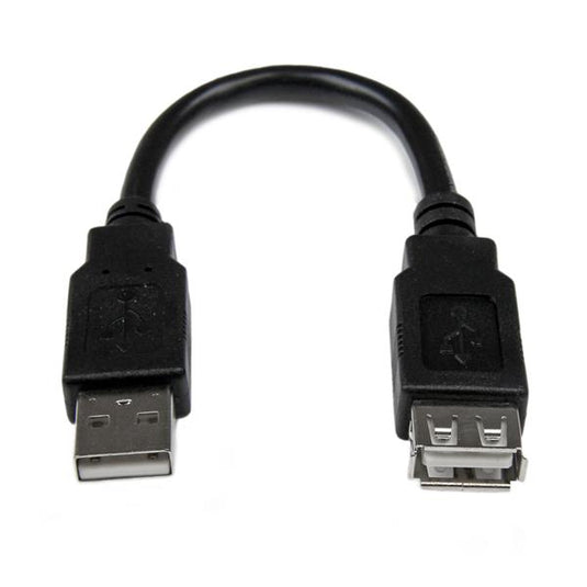 StarTech.com 6in USB 2.0 Extension Adapter Cable A to A - M/F - TopAV