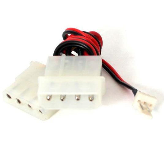 StarTech.com 12in Fan Adapter - TX3 to 2x LP4 Power Y Splitter Cable - TopAV