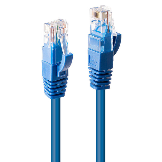 Lindy 15m Cat.6 U/UTP Network Cable, Blue - TopAV