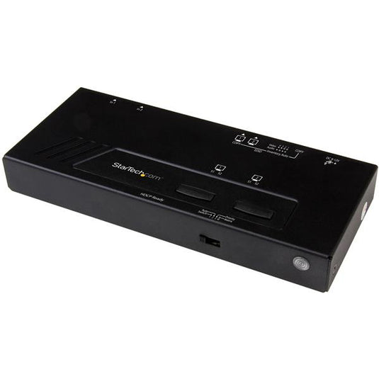 StarTech.com 2x2 HDMI Matrix Switch - 4K with Fast Switching and Auto-sensing - TopAV