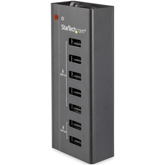 StarTech.com 7-Port USB Charging Station with 5x 1A Ports and 2x 2A Ports - TopAV