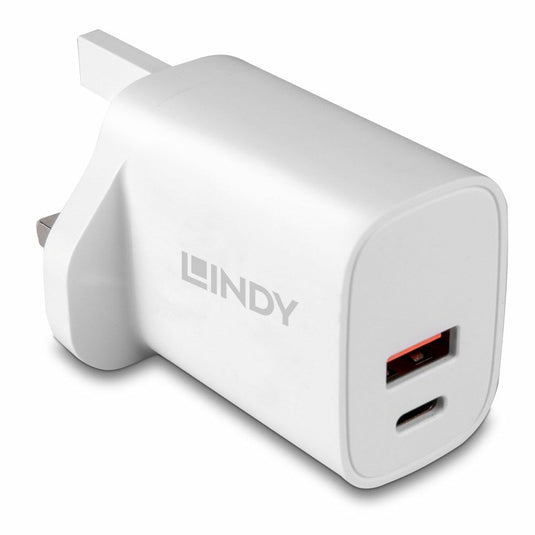 Lindy 20W USB Type A and C Charger - TopAV