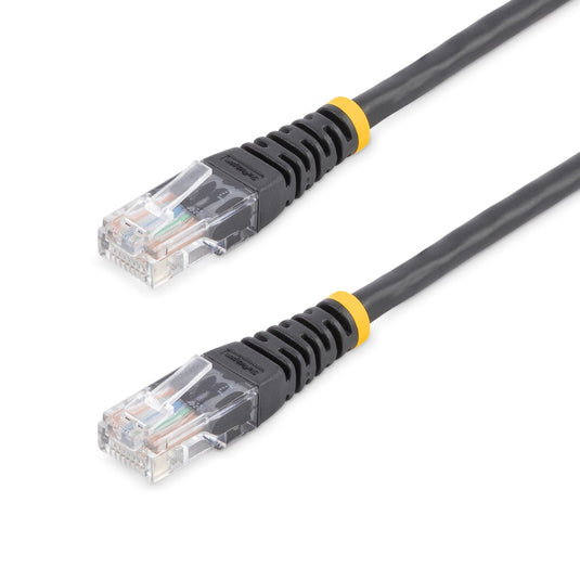 StarTech.com Cat5e Patch Cable with Molded RJ45 Connectors - 15 m - Black - TopAV