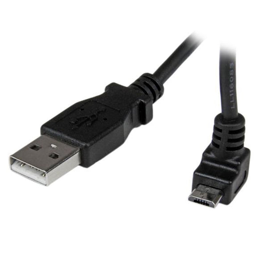 StarTech.com 1m Micro USB Cable - A to Up Angle Micro B - TopAV