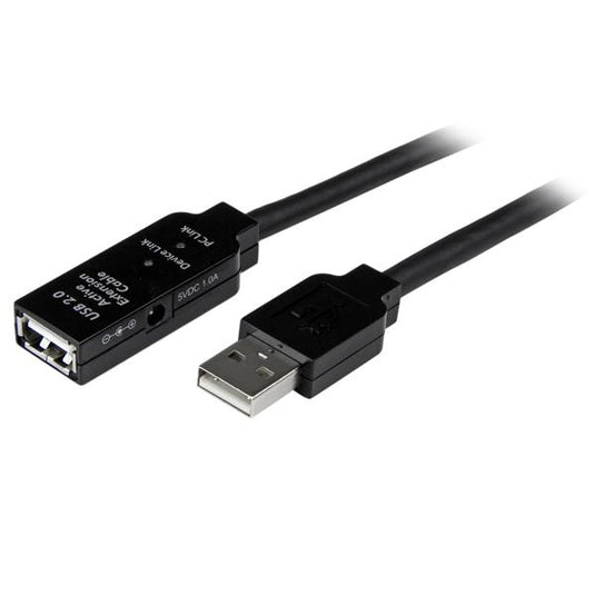 StarTech.com 10m USB 2.0 Active Extension Cable - M/F - TopAV