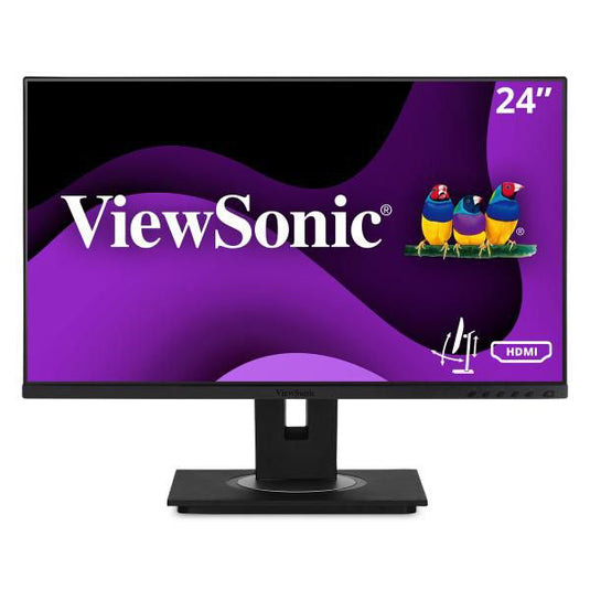 Viewsonic VG2448a-2 - LED monitor - 24" (23.8" viewable) - 1920 x 1080 Full HD (1080p) @ 60 Hz - IPS - 250 cd/m? - 1000:1 - 5 ms - HDMI, VGA, DisplayPort - speakers - TopAV