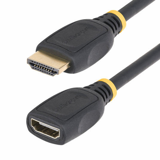 StarTech.com 18in (0.5m) HDMI 2.0 Extension Cable, High Speed HDMI Port Saver Cable, 4K 60Hz, HDMI Male to Female Extension Adapter Cord, HDMI Extension Cable, M/F - TopAV