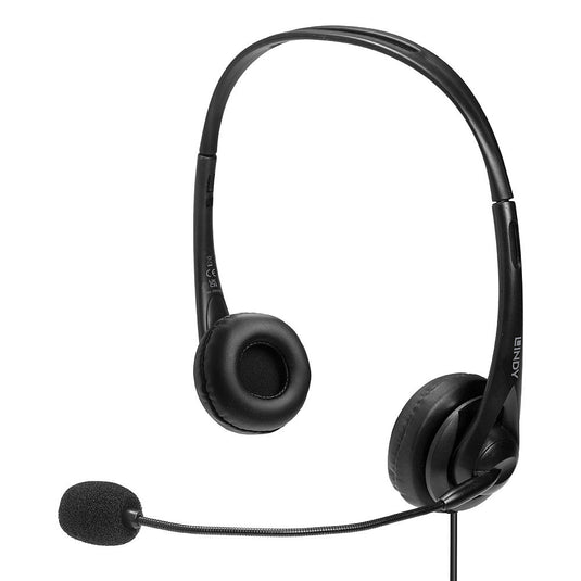 Lindy 3.5mm and USB Type C Headset with In-Line Control - TopAV