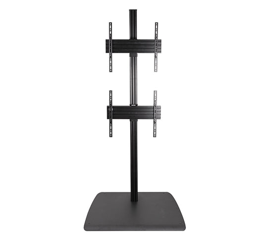 B-Tech SYSTEM X - Universal Dual Stack Flat Screen Floor Stand (VESA 600 x 400) - 1.8m - TopAV